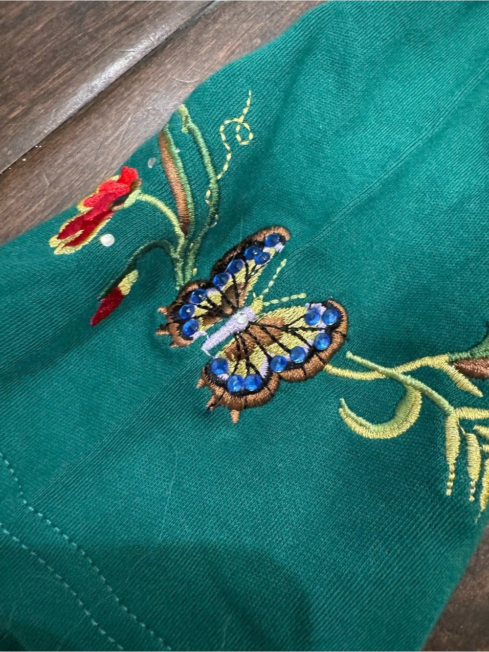 Quacker factory embroidered shirt NWT size large - Picture 7 of 7